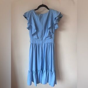 Ivy City Co Clary Dress in Bluebell